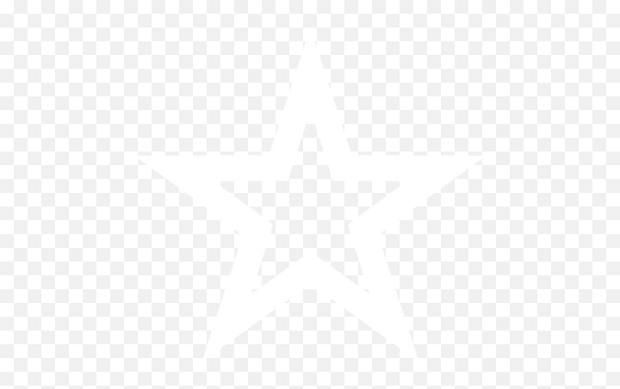White Star 4 Icon - Transparent Star Icon Png White Emoji,Star Emoticon Black And White