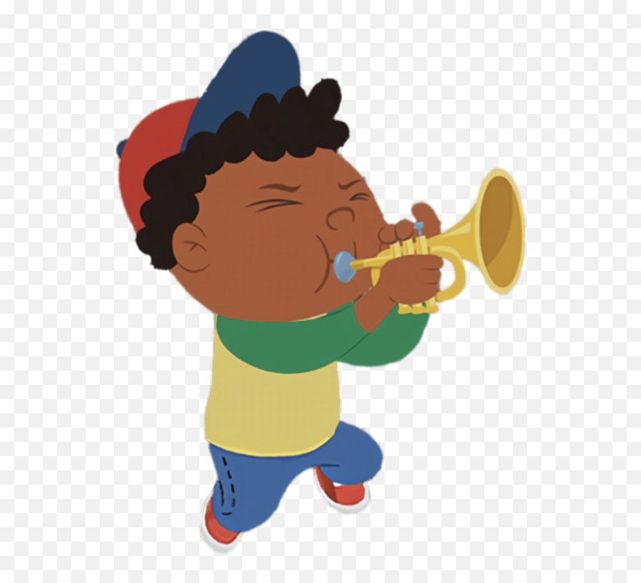 Quincy Playing The Trumpet Png Image - Quincy Play The Trumpet Emoji,Quincy Playing With My Emotions