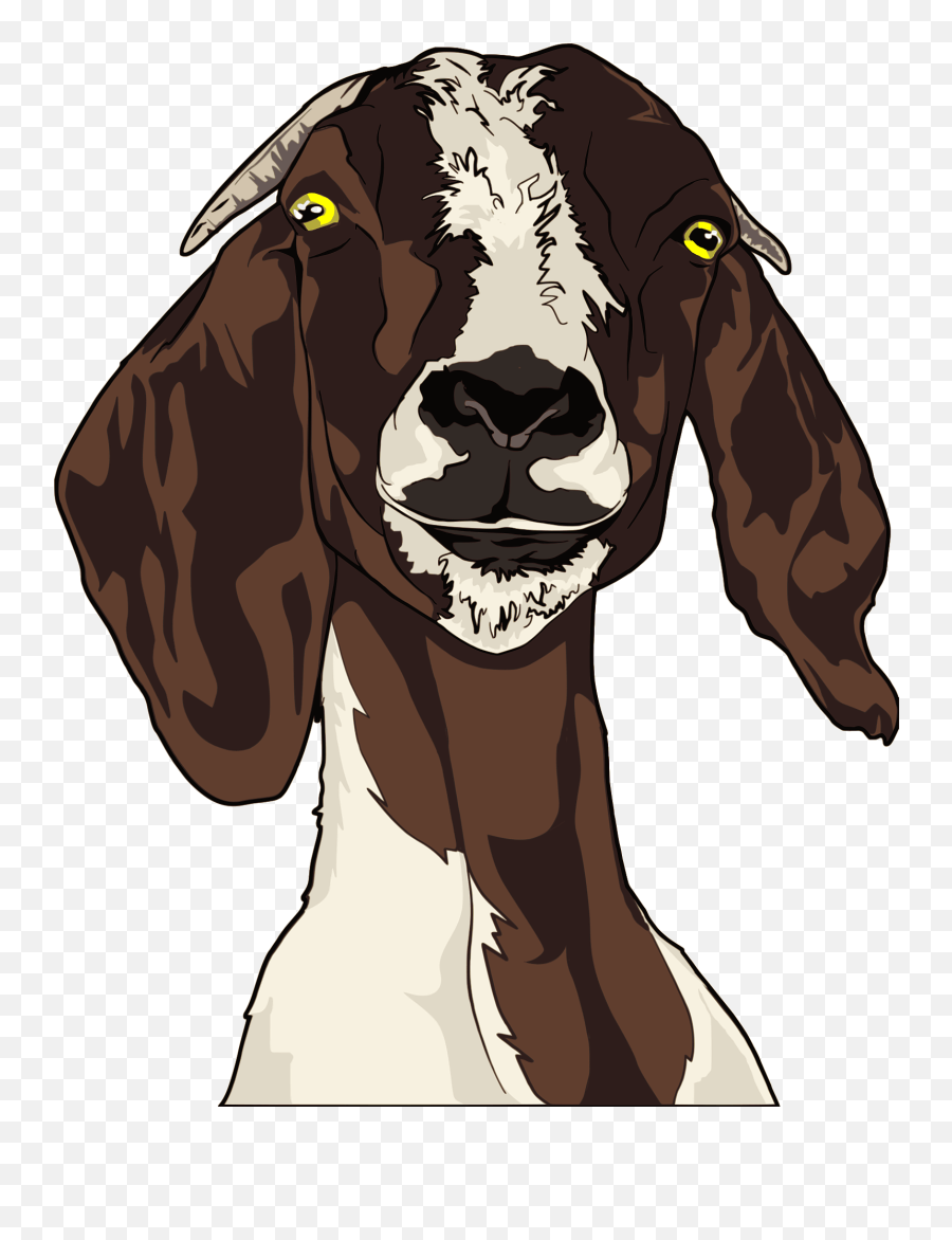 Goat Face Clipart Free Download Transparent Png Creazilla - Goat Head Clip Art Emoji,Goat Emoticon