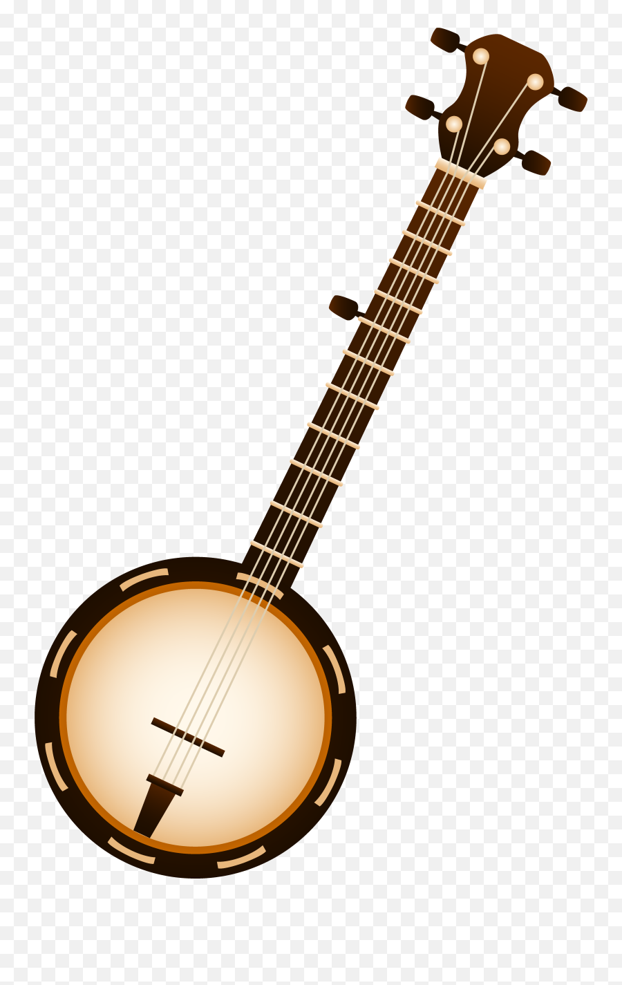 Bluegrass Clipart - Banjo Clip Art Emoji,Playing Banjo Small Emoticon