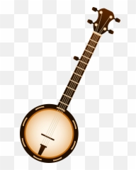 Bluegrass Clipart - Banjo Clip Art Emoji,Playing Banjo Small Emoticon