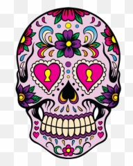 Caveira Png Transparent Images Free - Transparent Sugar Skull Png Emoji,Dia De Los Muertos Emojis