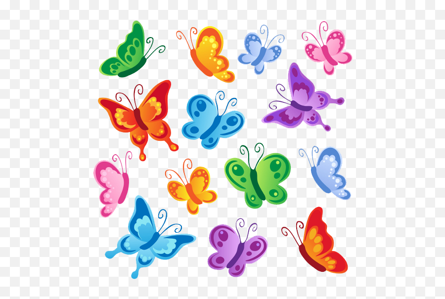 Butterflies Vector Png Clipart - Vector Butterfly Clipart Png Emoji,Purplebutterfly Emojis