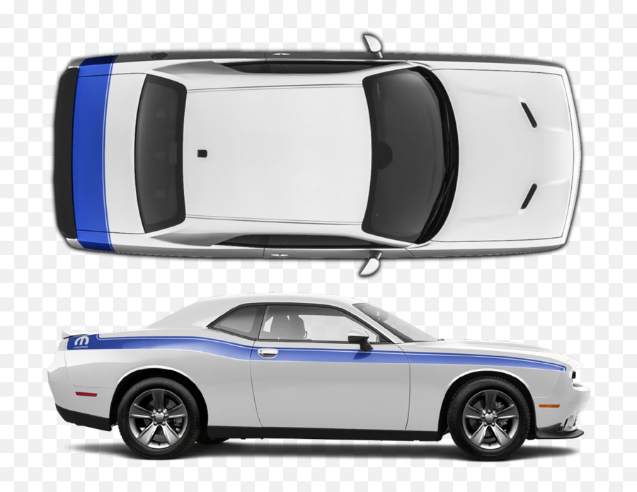 Mopar Side Stripes Trunk Set Dodge - Challenger Side Stripes Emoji,2016 Dodge Challenger With Emojis