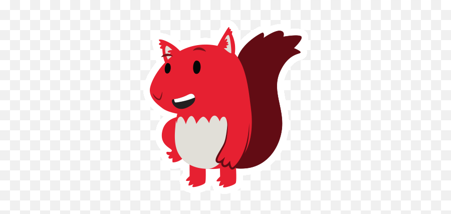 Vodafone Squirrel Stickers On Behance - Fictional Character Emoji,Super Heroes Emoticons
