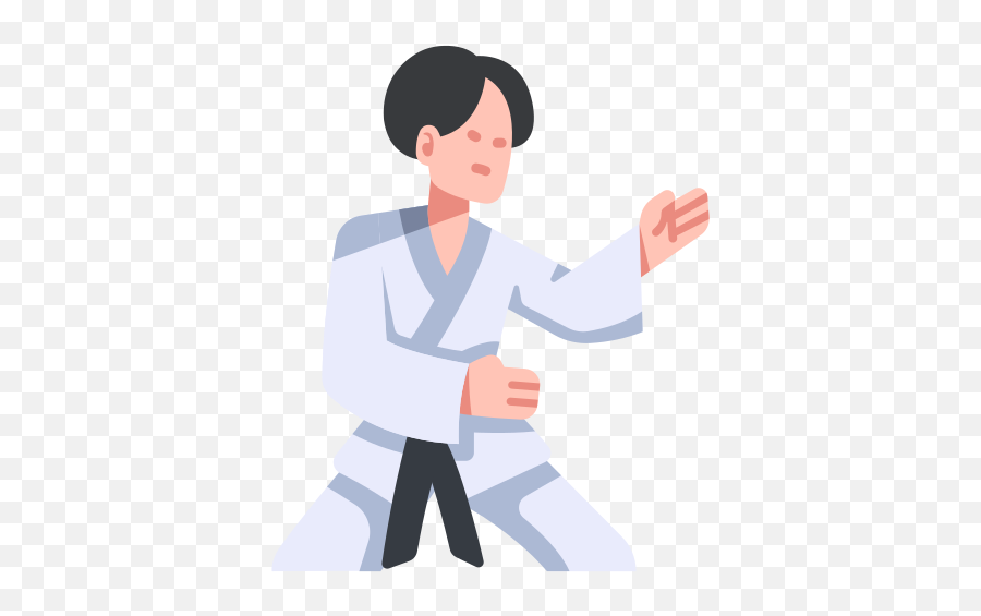 Sport Fighter Karate Martial - Martial Arts Uniform Emoji,Martial Arts Love Emoticon