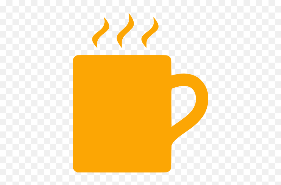 Orange Cafe Icon - Free Orange Coffee Icons Emoji,Spock Emoticon Facebook