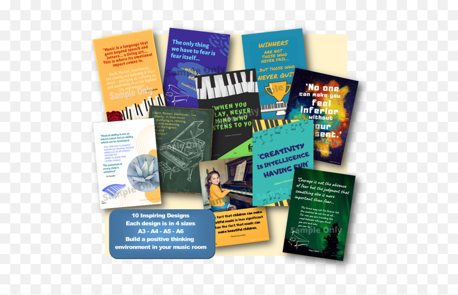Music Motivation Posters Creative Music Teaching Resources Emoji,Emotions Flash Cards Kids