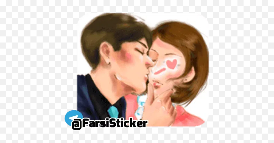 Mamz Sticker Pack - Stickers Cloud Emoji,Kiss On Cheek Whatsapp Emoticon