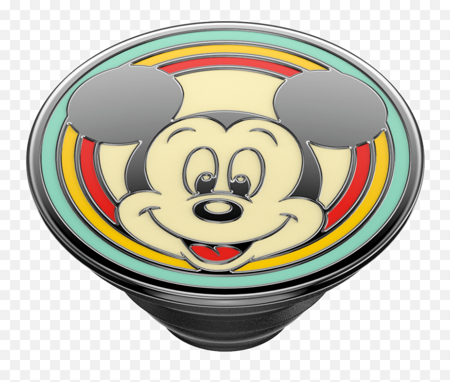 Enamel Vintage Mickey Popgrip Popsockets Official Emoji,Mickey Mouse Mad Face Emotion