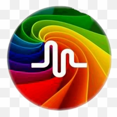 Rainbow Musically Logo - Logodix Musical Ly Emoji,Musically Emoji Love