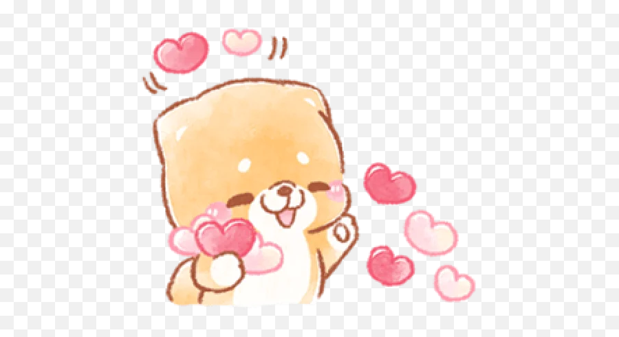Telegram Sticker From Iyashibainu Pack Emoji,Guys Hugging Emoji