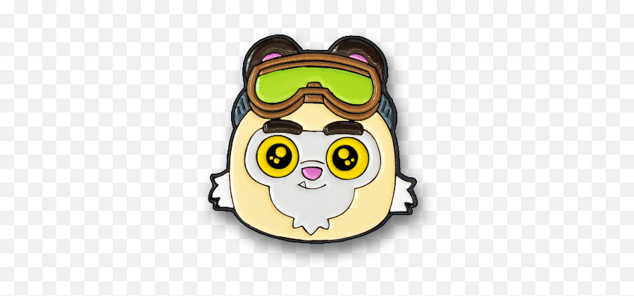 Final Space Biskit - Pin Emoji,Owl Emoticon