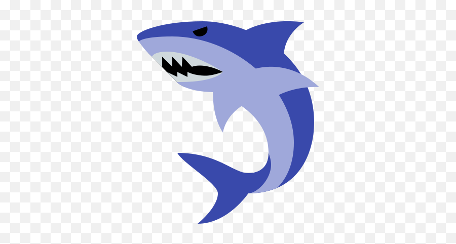 Aggressive Shark Icon In Color Style Emoji,Shark Emojicon