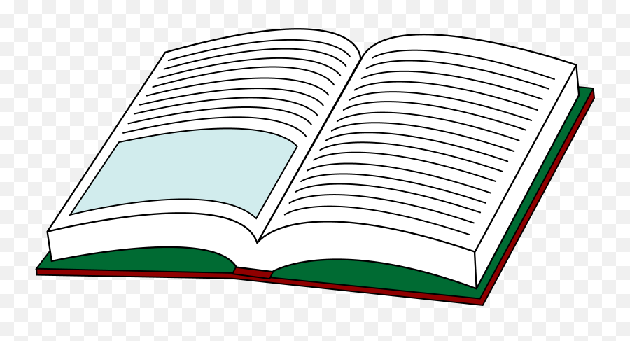 Textbook Clipart Opened Book Textbook - Transparent Background Cartoon Book Png Emoji,Open Book Emoji