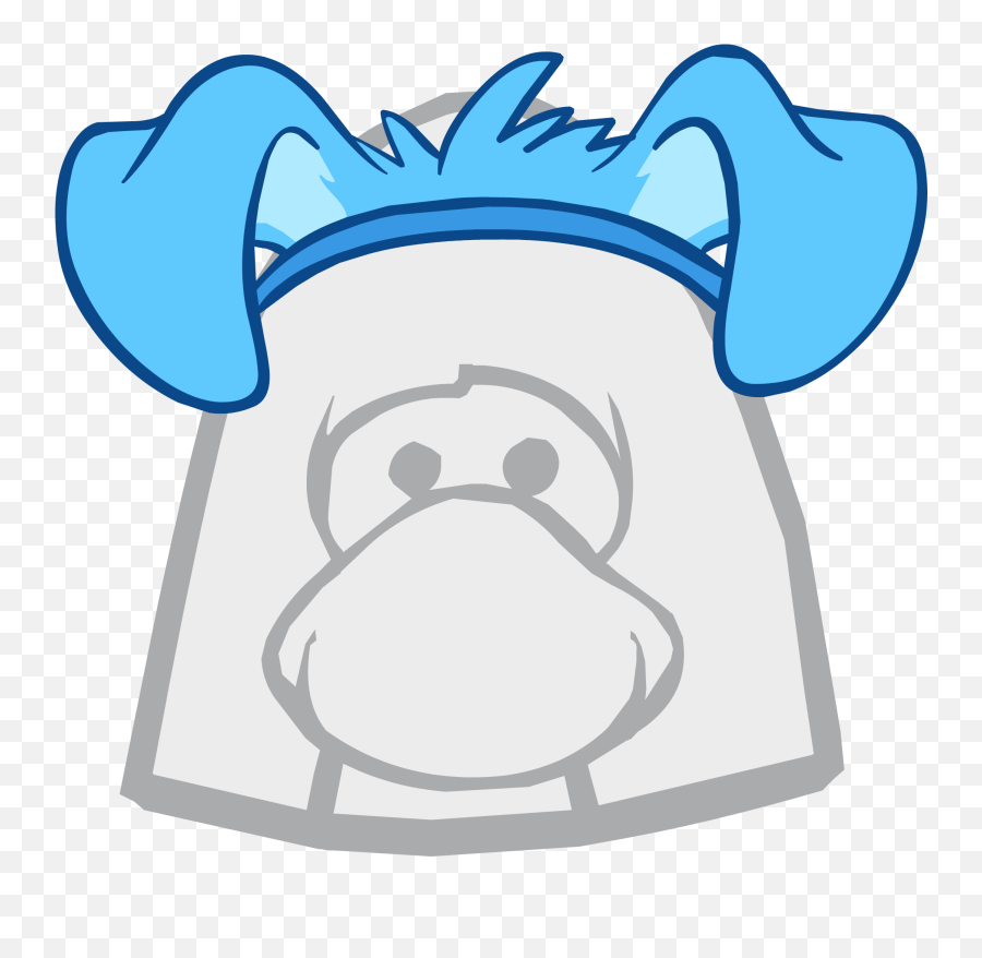 Blue Border Collie Headband - Club Penguin The Electric Emoji,Border Collie Emoji