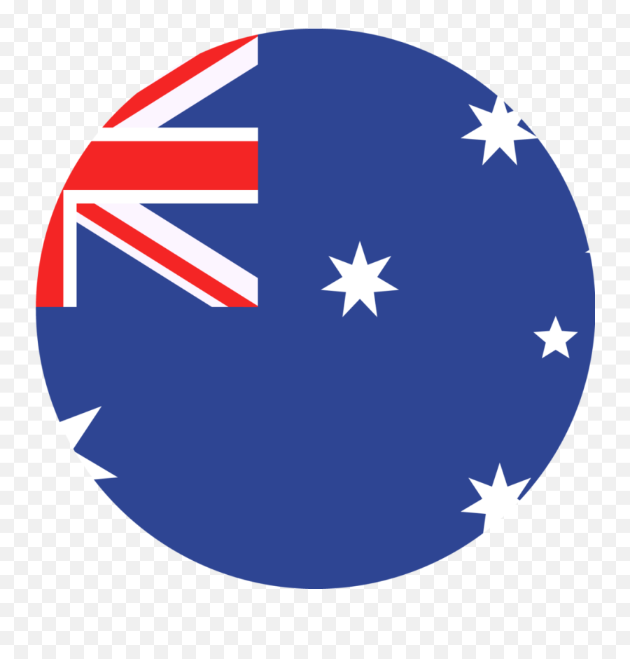 Australian Flag Round Clipart - Punisher Australian Flag Emoji,Aussie Flag Emoji