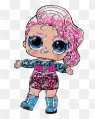 Snow Leopard - Snow Leopard Lol Doll Emoji,Snow Globe And Cookie Emoji