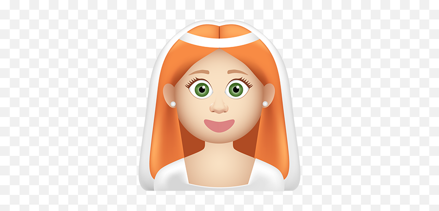 Gingermoji Kristina Caizley - Red Hair Emoji Bride,Ginger Emoji