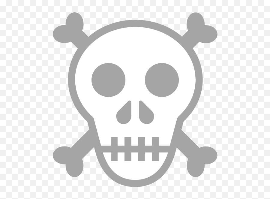Skull Bones Graphic - Creepy Emoji,Skull Emoji