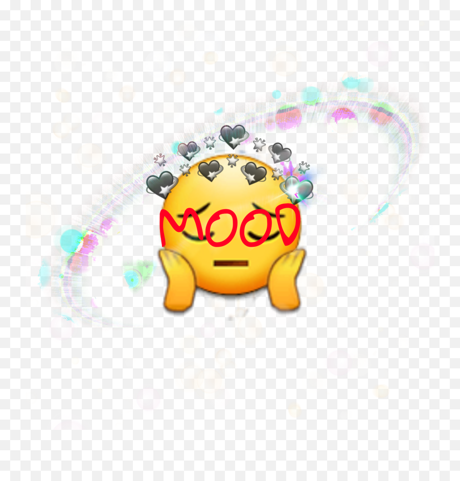 Mood Aesthetic Emoji Sticker By Mktpreou10 - Happy,Mood Emoji