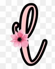 L Letter Alphabet Sticker By Kim Gologabin - Girly Emoji,Letter L Emoji