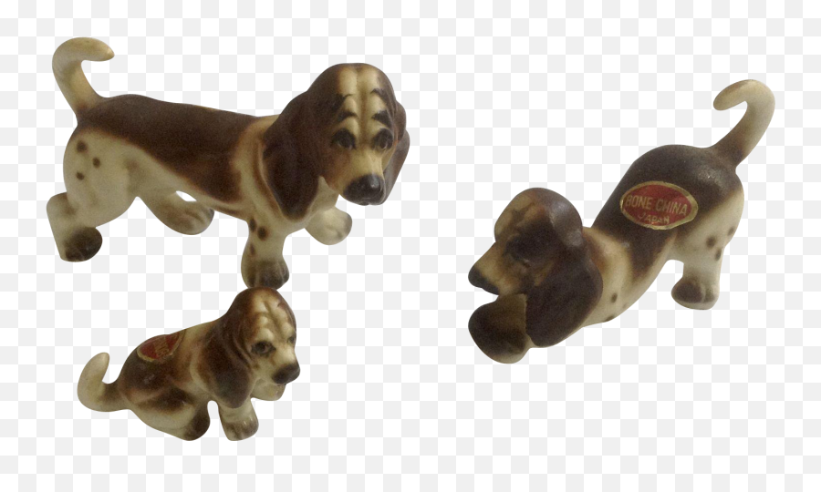 Miniature Basset Hound - Dog Toy Emoji,Emotions And Miniatures