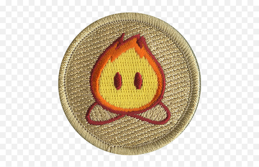 Hot Head Scout Patrol Patch - Happy Emoji,Flaming Hot Emoticon