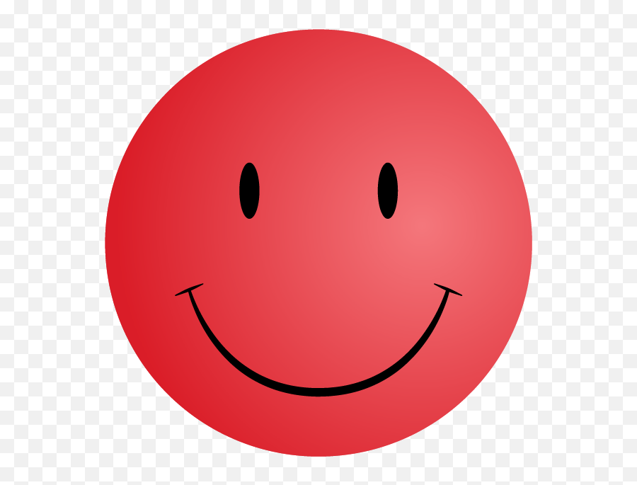 Happy Face Emoji Transparent Images Png - Red Smiley Face Clip Art,Happy Face Emoji