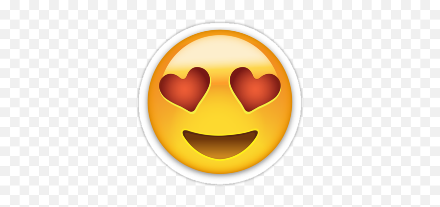 Smiling Face With Heart Shaped Eyes - Favorite Emoji,What Is Oif Gif Emoticon