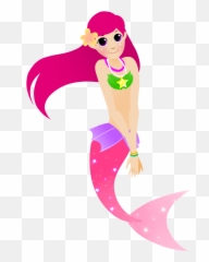 Mermaid Clipart Kid - Mermaid Art For Kids Emoji,Mermaid Emoji