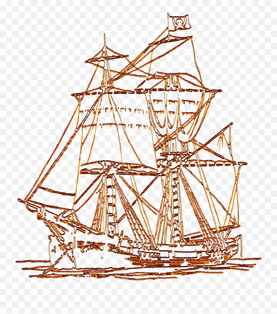 Pirate Ship On Fire 4 - Portable Network Graphics Emoji,Pirate Ship Emojis