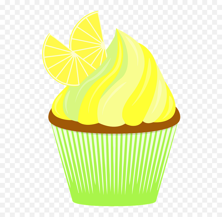 Lemon Cupcake Clipart Free Download Transparent Png - Baking Cup Emoji,Where To Buy Emoji Cupcakes
