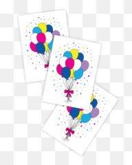 Party Balloons Temporary Tattoos - Party Supply Emoji,Sob Emoji Pillow