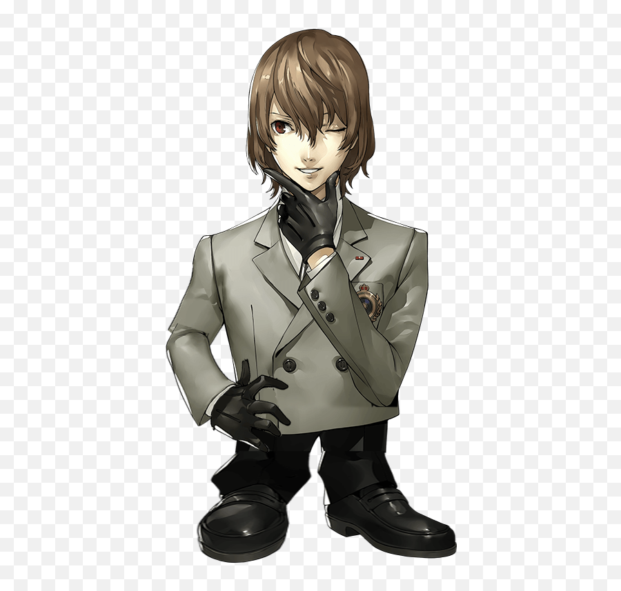 Short Akechi Inbound Persona5 - Goro Akechi Mii Emoji,Ryuji Persona 5 Emoji Shirt