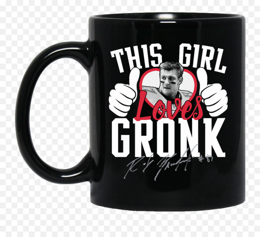 Download Patriots Rob Gronkowski Mug - Magic Mug Emoji,Patriots Emoticon Gronk