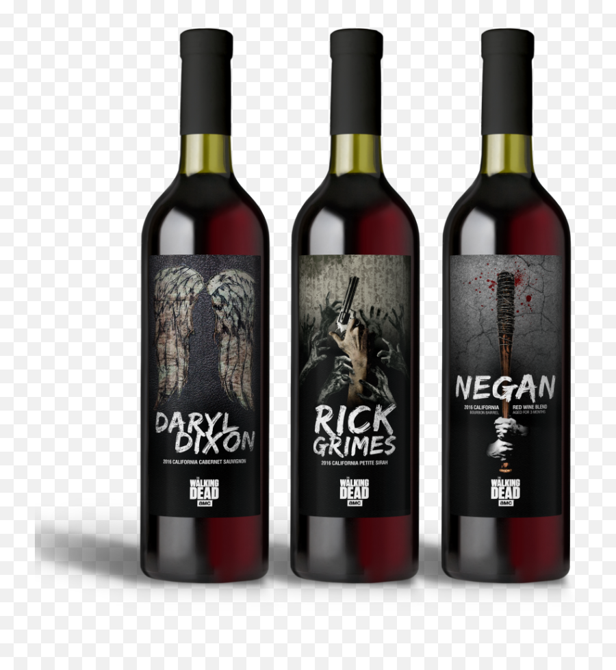 Tasted The Official Walking Dead Wine - Walking Dead Wine Rick Emoji,Small Emoticon Of Popping Wine Bottle