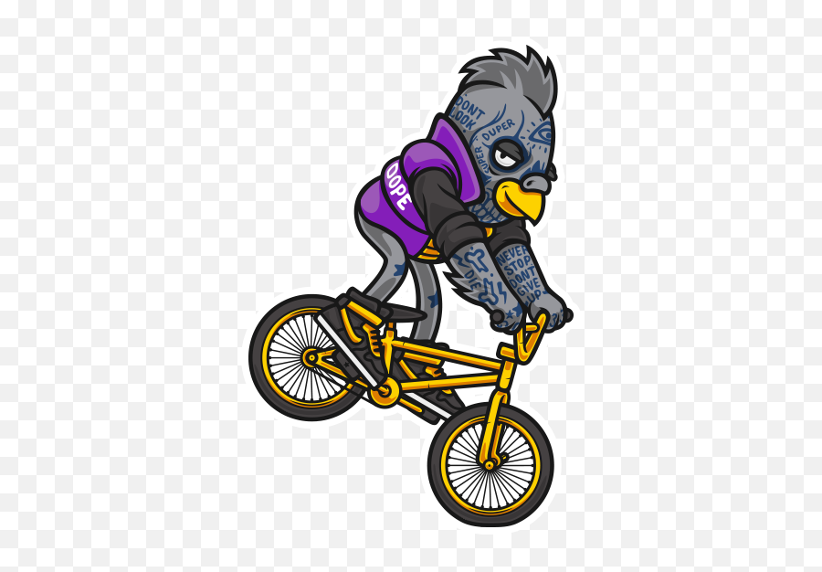 Dope Art - Dope Bird Emoji,Emojis Drogados