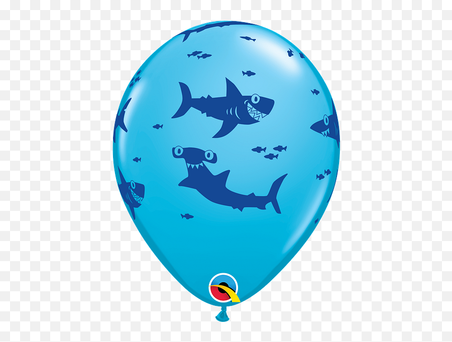 Shark Latex Balloon - Requiem Sharks Emoji,How To Make A Shark Emoji