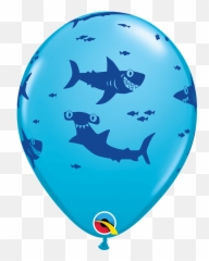 Shark Latex Balloon - Requiem Sharks Emoji,How To Make A Shark Emoji