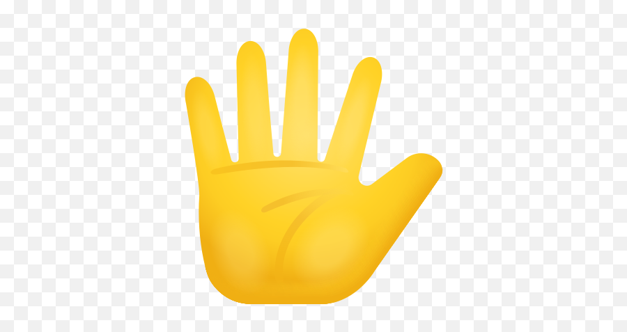Hand With Fingers Splayed Icon In Emoji - Sign Language,Fingers Crossed Emoji Transparent