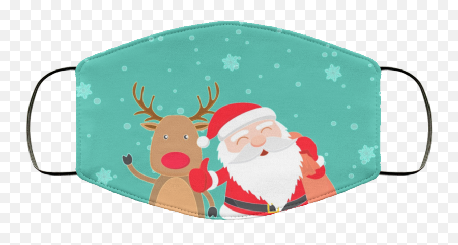 Merry Christmas - Christmas Santa Face Mask Design Emoji,Merry Christmas Emoji Png