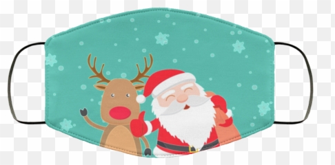 Merry Christmas - Christmas Santa Face Mask Design Emoji,Merry Christmas Emoji Png