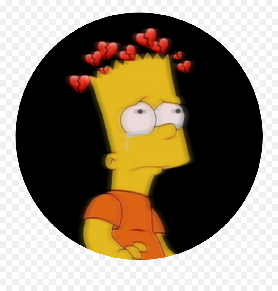 Pin - Imágenes Sad Para Perfil Emoji,Simpsons Emoji
