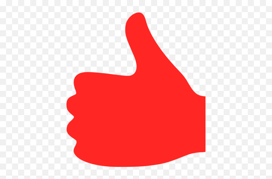 Thumbs Up Icons Images Png Transparent - Red Like Icon Png Emoji,Thumbs Up Emoticon Icon