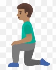 U200d Man Kneeling In Medium Skin Tone Emoji,Dollar Bill Emoticon