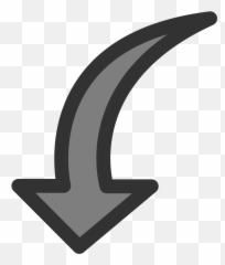 Arrows Down Plain Arrow Clip Art At Clker Vector - Clipartix Emoji,