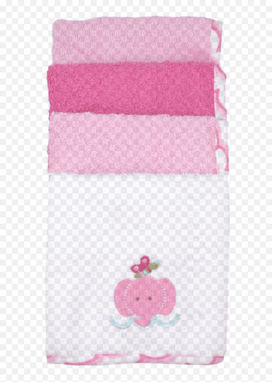 Just Born Love To Bathe 4 - Pack Elephant Washcloth Emoji,Apple Easter Island Emojis