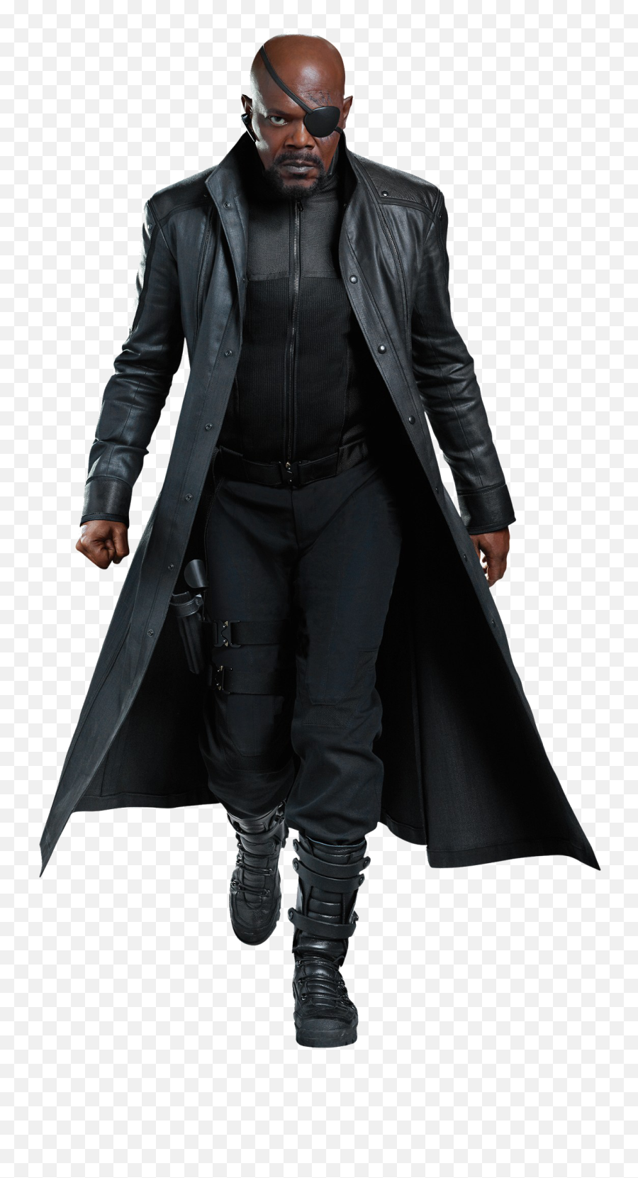 Download Overcoat Jackson Fury Of Age Samuel Nick Hq Png Emoji,Fury Emoticon