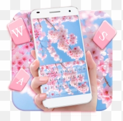 Spring Sakura Blossom Keyboard Theme - Apps On Google Play Spring Sakura Blossoms Theme Kika Keyboard Emoji,Rasta Emoji Keyboard